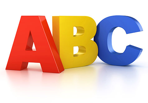 letters ABC