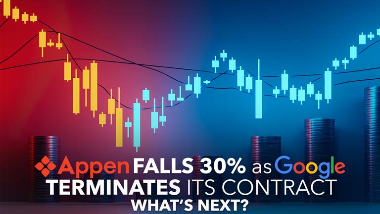 Image for the post titled as Appen Falls 30% as Google Terminates its Contract: What’s Next?