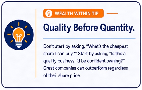 Educational tip: Buy quality over quantity