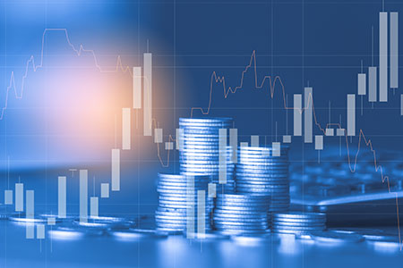 stock chart showing how you can really make money in shares