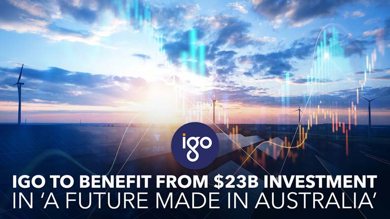 Image for the post titled as IGO to Benefit from $23B Investment in ‘A Future Made in Australia’