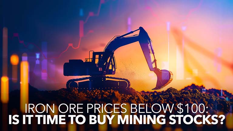 Image for the post titled as Iron Ore Prices Below $100: Is it Time to Buy Mining Stocks?