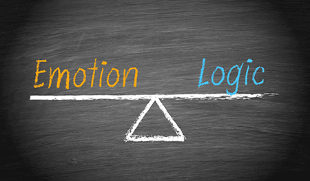 the words emotion and logic