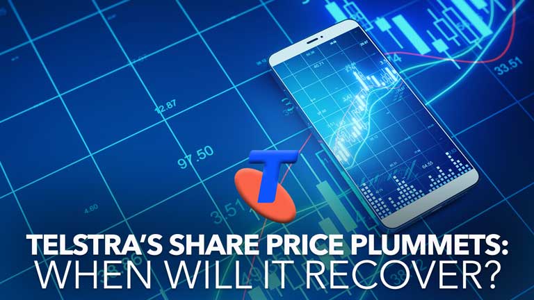 Image for the post titled as Telstra’s Share Price Plummets: When Will it Recover?