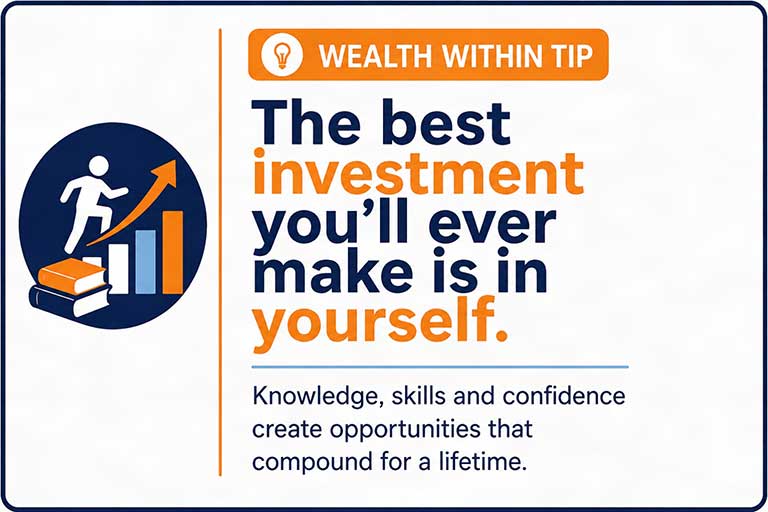 The best investment you'll ever make is in yourself.