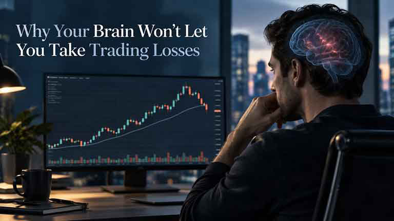 Image for the post titled as Trading Psychology: Why You Struggle to Take Losses
