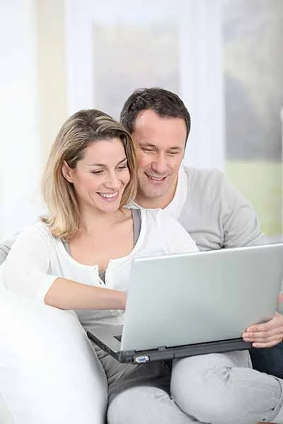Couple reviewing their investment portfolio