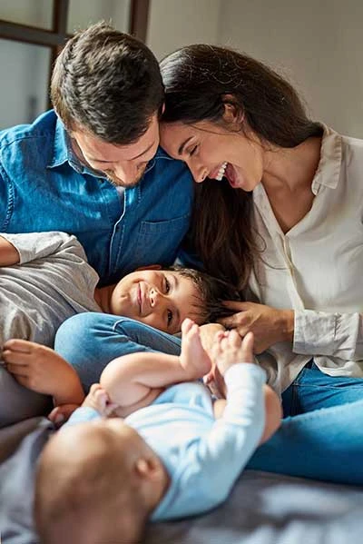 Family enjoying time together