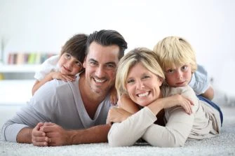 Family sharing time together